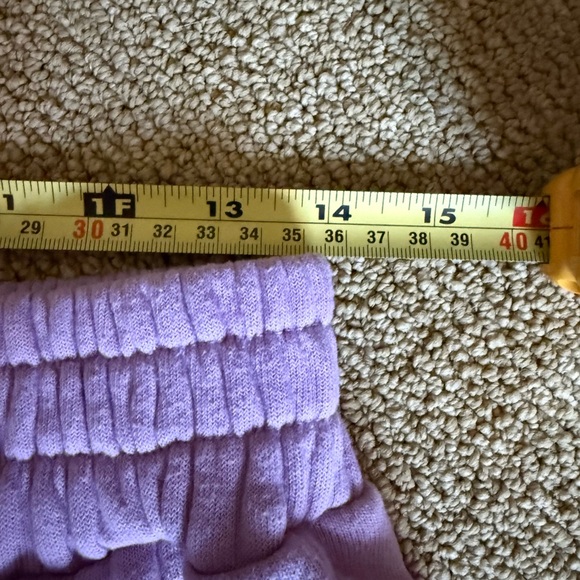 Aviator Nation Purple Shorts with Rainbow Heart - Picture 6 of 8